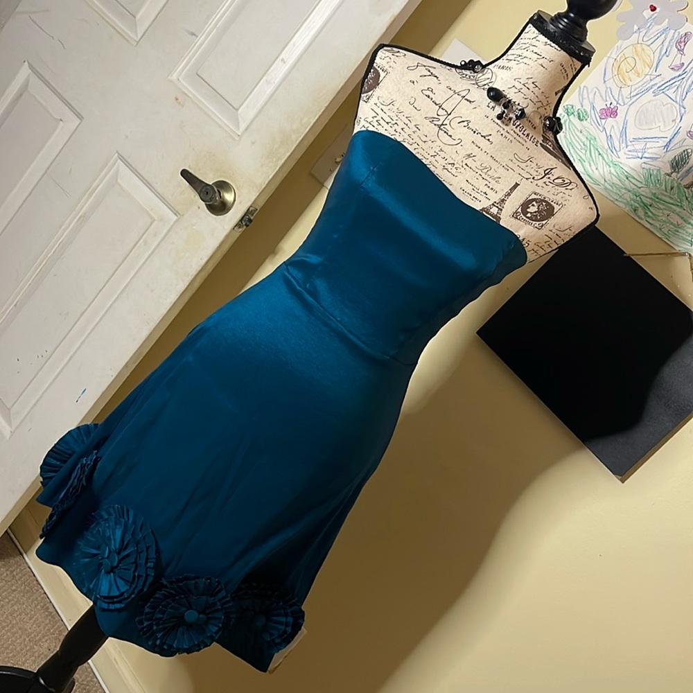 👗1990s Vtg Prom Style/Fancy Strapless Dress -Stunning!